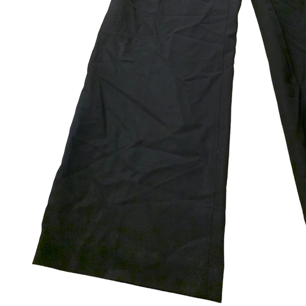 GAP Stretch | Black Trouser Pants Size 12A Wide Leg - Picture 4 of 8